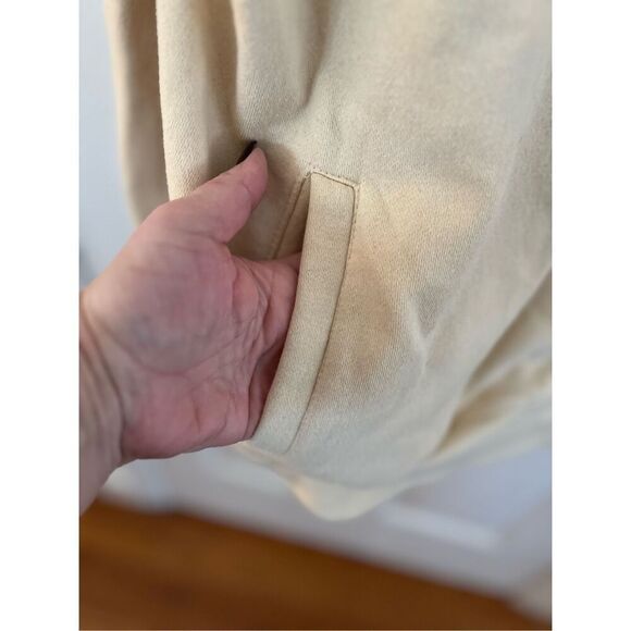 Colosseum Maryland Terps Cream Quarter Zip Pullover sz XL - Picture 5 of 8